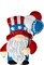 Bucilla Felt Ornaments Applique Kit Set Of 4-Red, White & Blue Gnomes